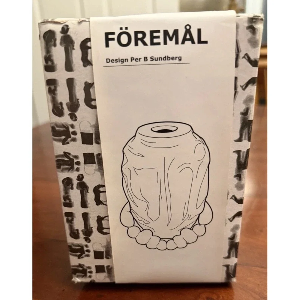IKEA Föremål Hands Ceramic Vase Per B Sundberg - Brand New In Box